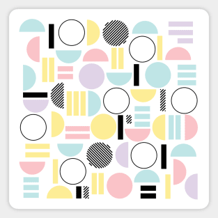 Abstract geometric shapes Magnet